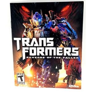 Transformers Revenge of the Fallen PS3 PlayStation 3 Instruction Manual Only